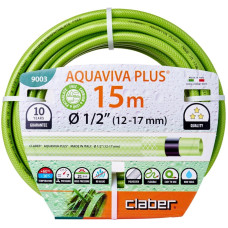 Шланг для поливу Claber Aquaviva Plus 9003, 15 м 1/2" зелений