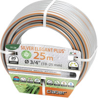 Шланг для поливу Claber Silver Elegant Plus 9128, 25 м 3/4" сірий