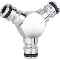 Соединитель для шлангов Claber Metal-Jet 9607 трехсторонний