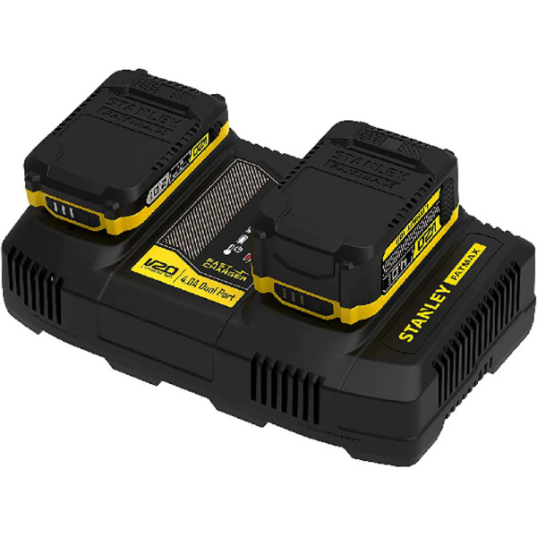 Зарядний пристрій на 2 акумулятора 18В Stanley Fatmax SFMCB24