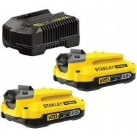Зарядний пристрій та 2 акумулятора 18В Stanley Fatmax SFMCB12D2