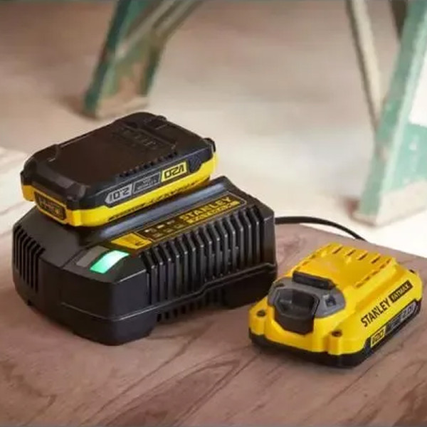 Зарядний пристрій та 2 акумулятора 18В Stanley Fatmax SFMCB12D2