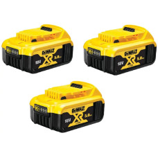 Набір акумуляторних батарей DeWALT DCB184P3