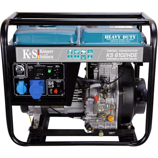 Дизельний генератор Konner&Sohnen KS 6102HDE (EURO II)