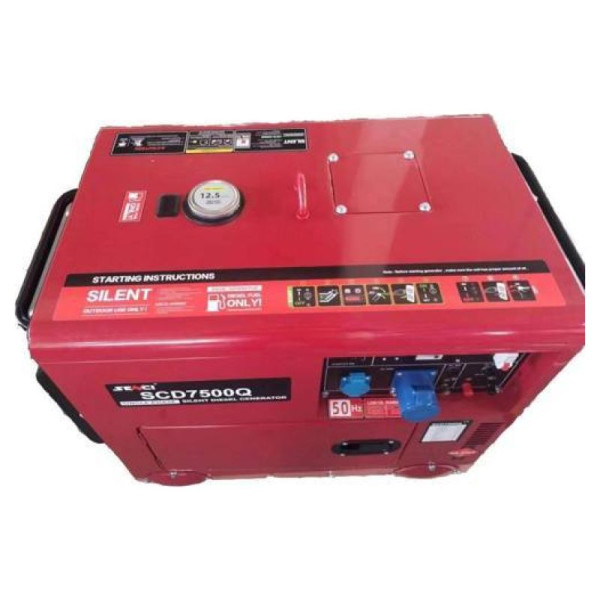 Дизельний генератор Senci SCD 7500Q max 5.5 кВт