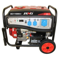 Бензиновий генератор Senci SC11000-I на колесах з 25 літровим баком