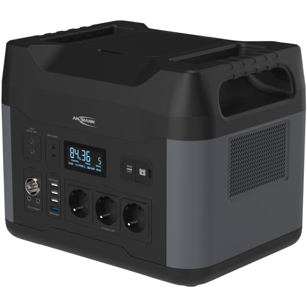 Портативна зарядна електростанція Ansmann PS2200AC. 2200Вт - 1408Вт/год резерву