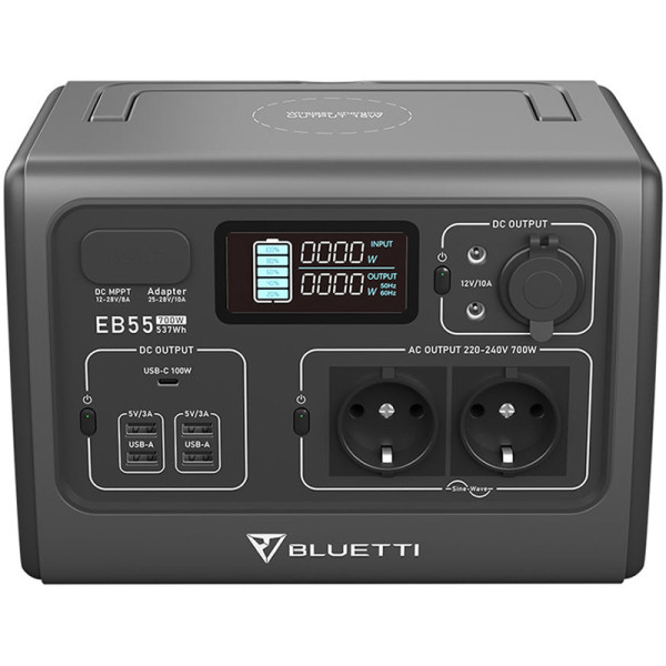 Зарядна станція Bluetti PowerOak EB55, 700Вт - 537Вт·год резерв