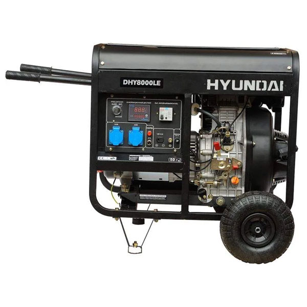 Дизельний генератор Hyundai DHY 8000LE