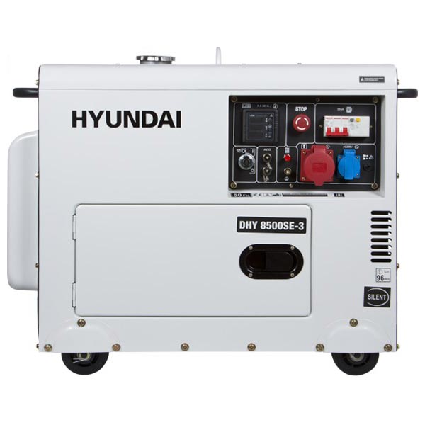 Дизельний генератор Hyundai DHY 8500SE-3