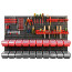 Панель для инструментов Kistenberg. Панель 115х78см, 20шт 195 контейнеры, полки и держатели
