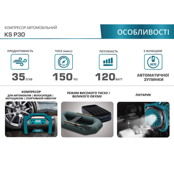 Повітряний компресор Könner & Söhnen KS P30