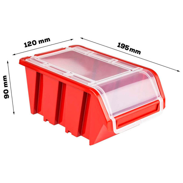Панель органайзер Kistenberg. Панель 78х78см, 24шт 155 контейнера з кришкою