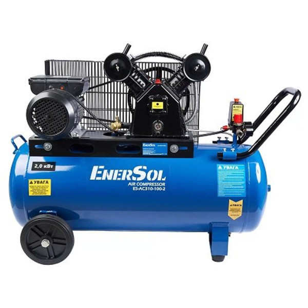 Компресор повітряний поршневий EnerSol ES-AC310-100-2