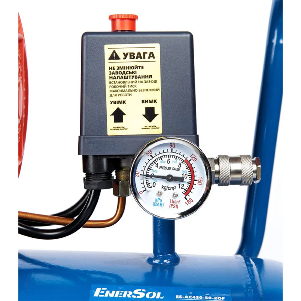 Компресор повітряний поршневий EnerSol ES-AC430-50-2OF
