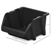 Лоток Kistenberg Binner Short. 18,7x15,8x11,4см, чорний