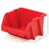 Лоток Kistenberg Binner Short. 21,4 х 19,8 х 13,3 см, красный