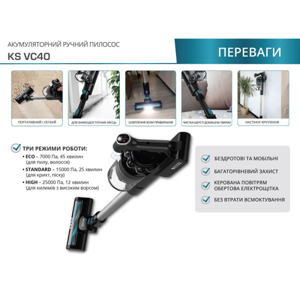 Ручний пилосос Könner & Söhnen KS VC40