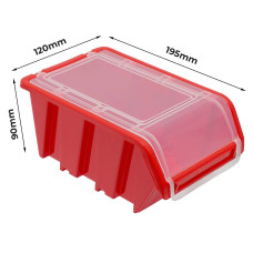 Лоток Kistenberg Truck Plus з кришкою. 19,5x12x9см, червоний