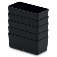 Набор Kistenberg Unite Box. 5,5x11x5,5 см – 5 шт черных лотков