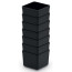 Набір Kistenberg Unite Box. 5,5x5,5x5,5 см - 7 шт чорних лотків