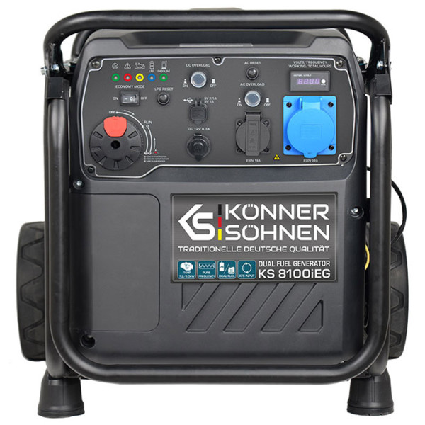 Інверторний газобензиновий генератор Könner & Söhnen KS 8100iEG