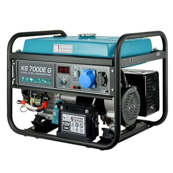 Газобензиновий генератор Könner & Söhnen KS 7000E G