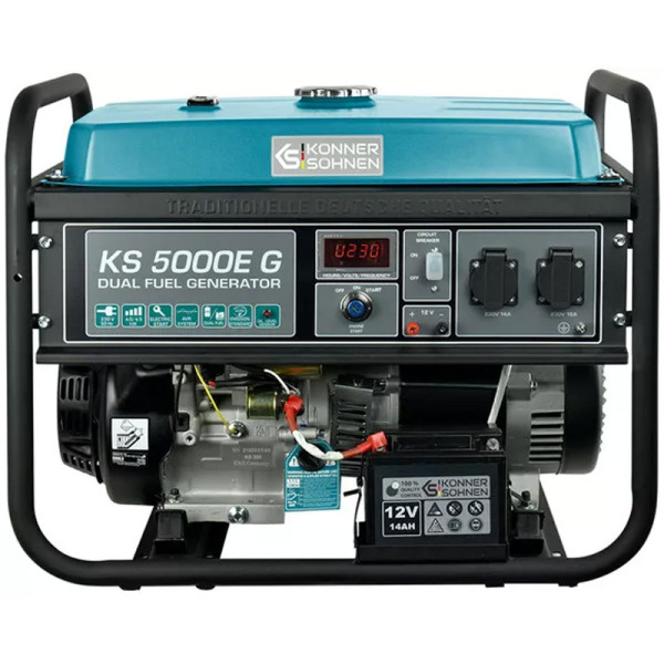Газобензиновий генератор Könner & Söhnen KS 5000E G