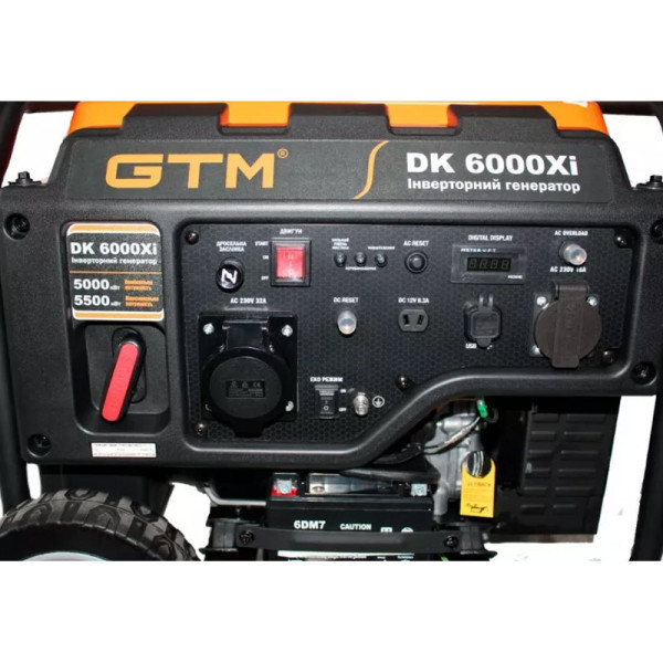 Інверторний генератор GTM DK6000Xi 5 кВт