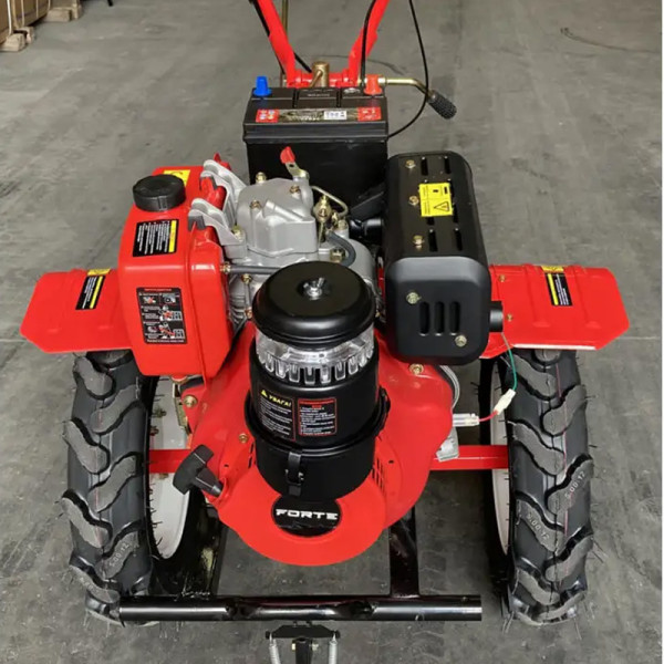 Мотоблок Forte 1350Е червоний (колеса 12" 9кс)