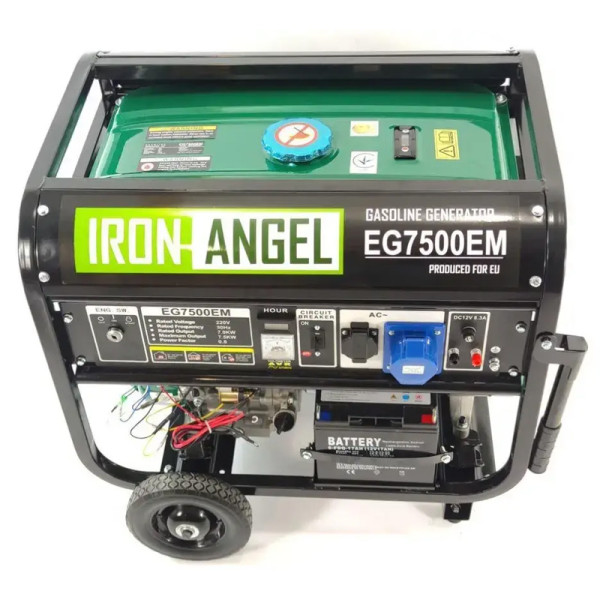 Бензиновий генератор Iron Angel EG 7500 ME (2001258)